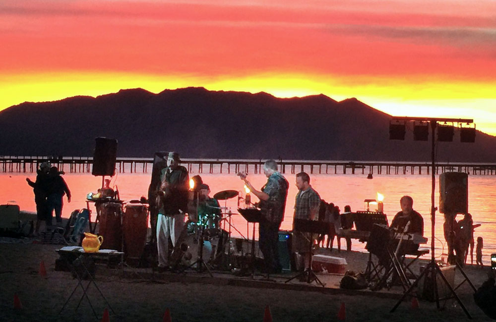 music on the beach lake tahoe lodge and spa