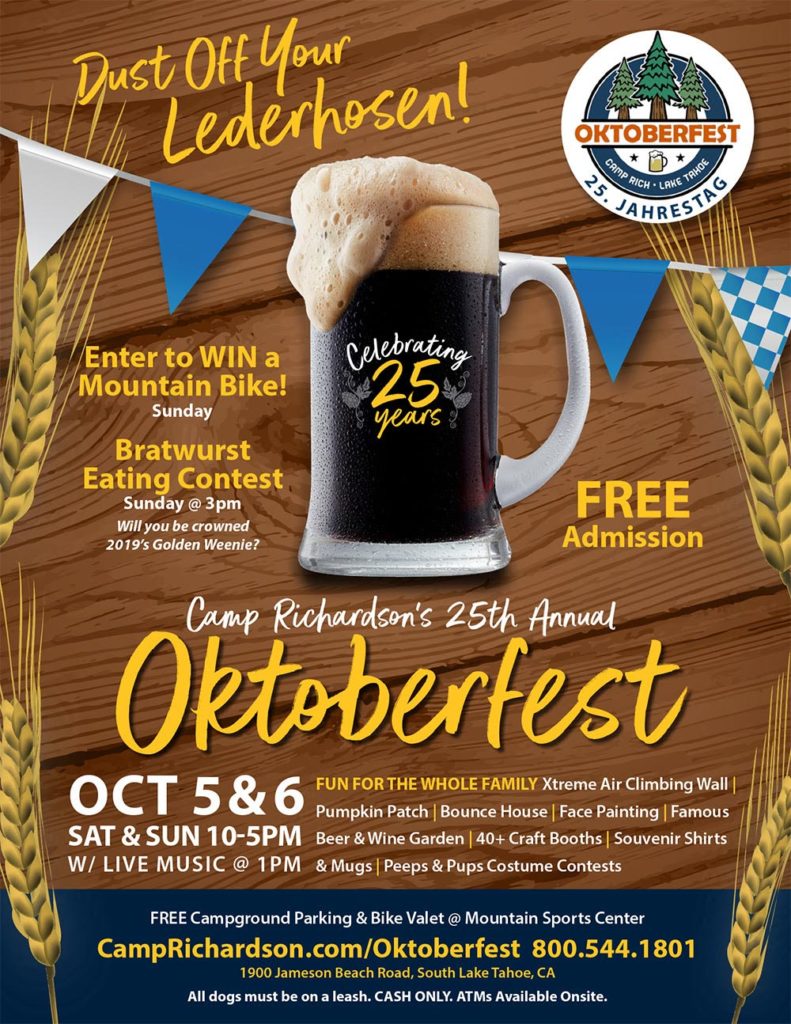 25th Annual Camp Richardson's Oktoberfest Tahoe Lakeshore Lodge & Spa